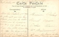 POSTAL Bayeux de la VENDIMIA el cubo vista del estribillo