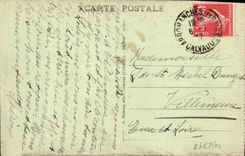 Interior de la catedral de Bayeux de la POSTAL de la VENDIMIA