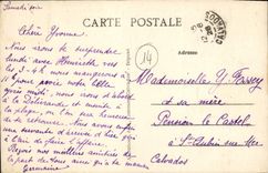 Ataque frontal de Bayeux de la POSTAL de la VENDIMIA de viejo el ayuntamiento del eveche