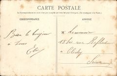 POSTAL Bayeux de la VENDIMIA la catedral vista del puente del Sinning de tres de las linternas pescados de los niños