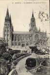 Catedral de Bayeux de la POSTAL de la VENDIMIA vista de Eveche