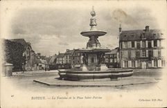 CPA Bayeux La Fontaine de la Place Saint Patrice