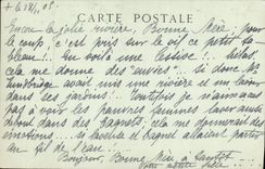 POSTAL Bayeux de la VENDIMIA vista en las lavanderas de Jean de la calle de Aure Saint