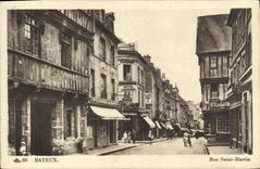 CPA Bayeux Rue Saint Martin Hotel Luxembourg 