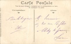 Casa de Bayeux de la POSTAL de la VENDIMIA de la décimo quinta calle honesta