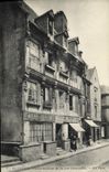 CPA Bayeux Vielle Maison de la rue Bienvenue Coiffeur 