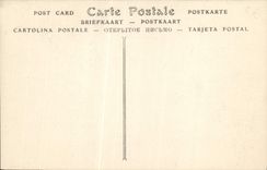 Casa del Hurdy-gurdy de Bayeux de la POSTAL de la VENDIMIA del peluquero agradable de la calle