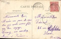 VINTAGE POSTCARD Banneville Church