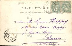 VINTAGE POSTCARD Beaumont out of Trough places abbey