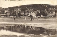 VINTAGE POSTCARD Blonville the Beach