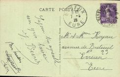 VINTAGE POSTCARD Blonville On Sea the Beach the Large Hotel