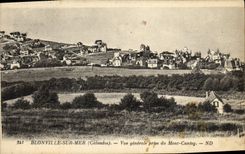 VINTAGE POSTCARD Blonville On Sea View Taken of the Canisy Mount