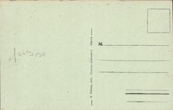 Castillos de Brecy de la POSTAL de la VENDIMIA del Apple-brandy