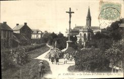 VINTAGE POSTCARD Cabourg the Martyrdom of the Apse of the Church