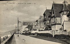 VINTAGE POSTCARD Cabourg Boulevard of the English