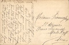 POSTAL Cabourg de la VENDIMIA el hotel grande