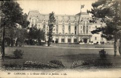 VINTAGE POSTCARD Cabourg the Large Hotel and Gardens