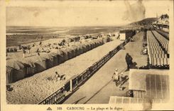 CPA Cabourg La Plage La Digue 