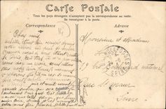 Avenidas de Cabourg de la POSTAL de la VENDIMIA de los abetos y de la encrucijada