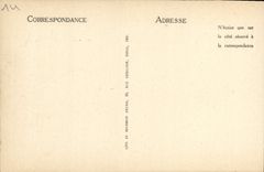 Calle de Cabourg de la POSTAL de la VENDIMIA del mar y del casino