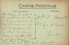 Panorama y chalets de Cabourg de la POSTAL de la VENDIMIA