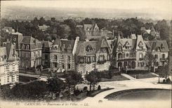 CPA Cabourg Panorama et les Villas
