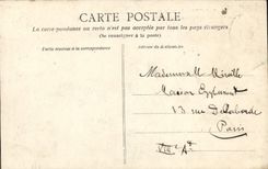 POSTAL Cabourg de la VENDIMIA la costa este de la presa la gaviota el pequeño Paul vecino