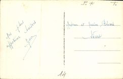 POSTAL Cabourg de la VENDIMIA el jardín público