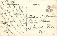 Bulevar de Cabourg de la POSTAL de la VENDIMIA del inglés el hotel grande y la playa