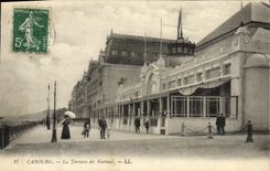 CPA Cabourg La Terrasse du Kursaal 