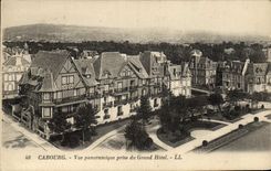 CPA Cabourg Vue Panoramique Prise du Grand Hotel
