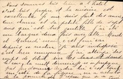 POSTAL Cabourg de la VENDIMIA la playa y la presa