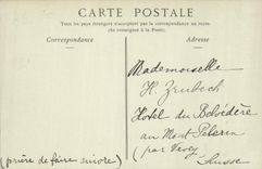 POSTAL Cabourg de la VENDIMIA la playa vista de la presa