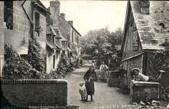 CPA Cabourg Maisons et jardinets du vieux Cabourg 