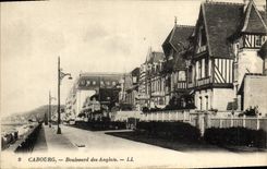 CPA Cabourg Boulevard des Anglais 