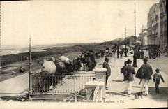 CPA Cabourg Promenade de la Mer Boulevard des Anglais 