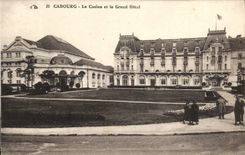 CPA Cabourg Le Casino et le Grand Hotel 