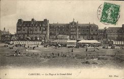 CPA Cabourg La Plage et le Grand Hotel 