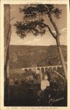 VINTAGE POSTCARD Clecy Seen on the Viaduct and the Rocks of the Parks