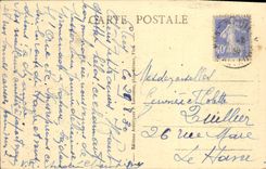 VINTAGE POSTCARD Clecy Seen on the Viaduct and the Rocks of the Parks