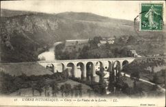 VINTAGE POSTCARD Clecy the Viaduct of the Moor