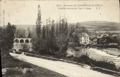 VINTAGE POSTCARD Surroundings of Cop On Noireau Bridge and Moulin of Vey have Clecy