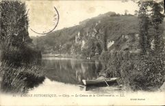 VINTAGE POSTCARD Clecy the Slope of Cambronnerie