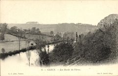 VINTAGE POSTCARD Clecy Edges of Orne