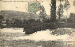 VINTAGE POSTCARD falls of Vey close Clecy