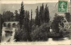 CPA Clecy Le Moulin et le Pont du Vey 
