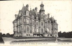 VINTAGE POSTCARD Surroundings of Lisieux the Castle of Combray southern part