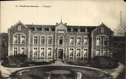 VINTAGE POSTCARD Cop on Noireau the Old people's home