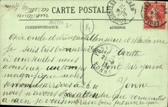 VINTAGE POSTCARD Courseulles Cabins and the Beach