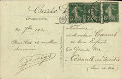 VINTAGE POSTCARD Courseulles the Pier